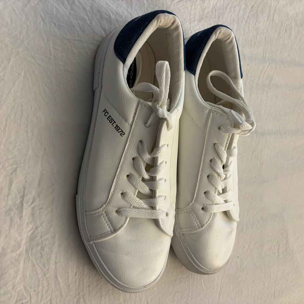 French Connection white sneakers. Pickelball-tennis shoes. Size 7.5